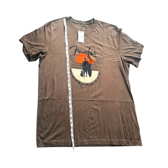 Fender 2XL T-Shirt Unisex/Men’s Brown Graphic Tee NWT – Super Soft - Picture 2 of 7